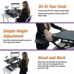 Best deal โ Sit & Stand Desks Victor Technology High Rise 21"H Adjustable Desk, Black Wood (DCX760G) ๐ 17 Best deal โ Sit & Stand Desks Victor Technology High Rise 21"H Adjustable Desk, Black Wood (DCX760G) ๐ -Desk Riser Store unnamed file 1005