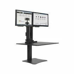 Best deal ✔️ Sit & Stand Desks Victor Technology High Rise™ Manual Dual Monitor Standing Desk, 28" W, Laminate Wood (DC350) 😍