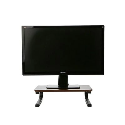 New 🧨 Monitor Mounts & Stands Mind Reader Wood Top Monitor Stand, Sturdy Laptop Riser, Desktop Stand, Desktop Monitor Stand Organizer, Brown (WOODMON-BRN) 💯 5 New 🧨 Monitor Mounts & Stands Mind Reader Wood Top Monitor Stand, Sturdy Laptop Riser, Desktop Stand, Desktop Monitor Stand Organizer, Brown (WOODMON-BRN) 💯 - Image 3