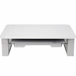 Hot Sale 😍 Monitor Mounts & Stands Quartet Adjustable Riser With Dry-Erase Board, White (Q090GMRW01) 😉