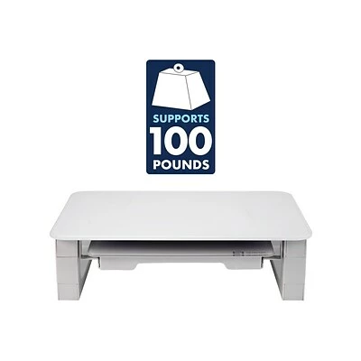 Hot Sale ๐ Monitor Mounts & Stands Quartet Adjustable Riser With Dry-Erase Board, White (Q090GMRW01) ๐ 6 Hot Sale ๐ Monitor Mounts & Stands Quartet Adjustable Riser With Dry-Erase Board, White (Q090GMRW01) ๐ - Image 4