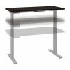 Buy 🥰 Sit & Stand Desks Bush Business Furniture Move 60 Series 27"-48" Adjustable Standing Desk, Black Walnut/Cool Gray Metallic (M6S4824BWSK) ⌛