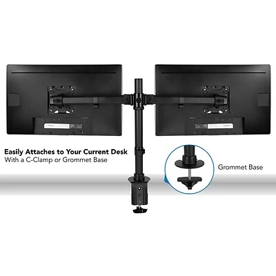 Top 10 ๐ฅฐ Sit & Stand Desks Mount-It! Dual Monitor Desk Mount For 13"-27" Screens (MI-2772) ๐ 7 Top 10 ๐ฅฐ Sit & Stand Desks Mount-It! Dual Monitor Desk Mount For 13"-27" Screens (MI-2772) ๐ - Image 5