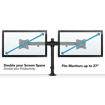 Top 10 ๐ฅฐ Sit & Stand Desks Mount-It! Dual Monitor Desk Mount For 13"-27" Screens (MI-2772) ๐ 8 Top 10 ๐ฅฐ Sit & Stand Desks Mount-It! Dual Monitor Desk Mount For 13"-27" Screens (MI-2772) ๐ - Image 6