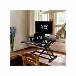 Flash Sale 👏 Sit & Stand Desks FlexiSpot AlcoveRiser 5"-20" Standing Desk Converter, Black (M732-E) ✨ -Desk Riser Store unnamed file 110