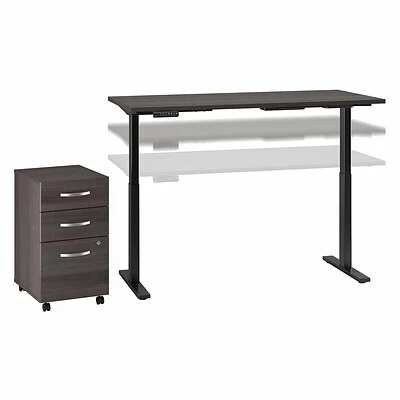 Buy ๐ Sit & Stand Desks Bush Business Furniture Move 60 Series 27''-47'' Adjustable Standing Desk W/ Storage, Storm Gray/Black Powder ๐งฅ Coat (M6S005SGSU) ๐ 3 Buy ๐ Sit & Stand Desks Bush Business Furniture Move 60 Series 27''-47'' Adjustable Standing Desk W/ Storage, Storm Gray/Black Powder ๐งฅ Coat (M6S005SGSU) ๐