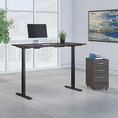 Buy ๐ Sit & Stand Desks Bush Business Furniture Move 60 Series 27''-47'' Adjustable Standing Desk W/ Storage, Storm Gray/Black Powder ๐งฅ Coat (M6S005SGSU) ๐ 4 Buy ๐ Sit & Stand Desks Bush Business Furniture Move 60 Series 27''-47'' Adjustable Standing Desk W/ Storage, Storm Gray/Black Powder ๐งฅ Coat (M6S005SGSU) ๐ - Image 2