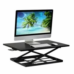 Top 10 🥰 Sit & Stand Desks Mount-It! 32" Height Adjustable Sit Stand Desk Converter, Black (MI-7929BLK) 😀