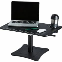 Budget 👍 Victor Technology Sit & Stand Desks Victor High Rise 16"H Adjustable Desk, Wood (DC240B) 🔔