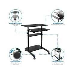 Cheap 🧨 Sit & Stand Desks Mount-It! 37"-55" Adjustable Desk, Black (MI-7998B) ✔️ -Desk Riser Store unnamed file 1123