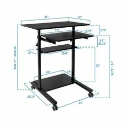 Cheap 🧨 Sit & Stand Desks Mount-It! 37"-55" Adjustable Desk, Black (MI-7998B) ✔️ -Desk Riser Store unnamed file 1127