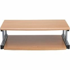 Buy 🔔 Monitor Mounts & Stands Mind Reader 2 Tier Monitor Riser, Brown (2TSLIDE-BRN) 👍