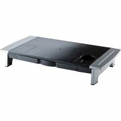 Promo 🎉 Monitor Mounts & Stands Fellowes Office Suites Premium Monitor Riser, Up To 32",Black/Silver (8031001) 😀 -Desk Riser Store unnamed file 1159
