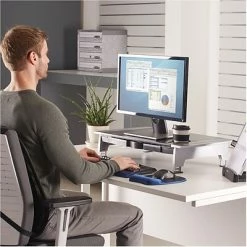 Promo 🎉 Monitor Mounts & Stands Fellowes Office Suites Premium Monitor Riser, Up To 32",Black/Silver (8031001) 😀 -Desk Riser Store unnamed file 1161