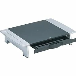 Brand new 😀 Monitor Mounts & Stands Fellowes Office Suites Monitor Riser, Up To 42", Black/Silver (8031101) 🛒 -Desk Riser Store unnamed file 1165