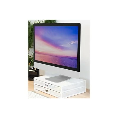 Hot Sale ๐คฉ Monitor Stands & Mounts Mount-It! Riser With Storage, Up To 32" Monitor, White (MI-7365W) ๐ 5 Hot Sale ๐คฉ Monitor Stands & Mounts Mount-It! Riser With Storage, Up To 32" Monitor, White (MI-7365W) ๐ - Image 3