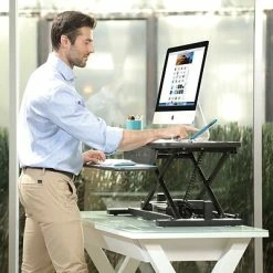 Coupon 🧨 Versa Tables Sit & Stand Desks VersaDesk PowerPro 36"W Electric Sit To Stand Desktop Converter With Keyboard Tray & USB Port, Black (SP7643624-00-01) ⭐ -Desk Riser Store unnamed file 120