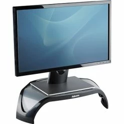 Outlet 😉 Monitor Mounts & Stands Fellowes Smart Suites Corner Monitor Riser, Up To 32", Black (8020101) 🎁 -Desk Riser Store unnamed file 1205