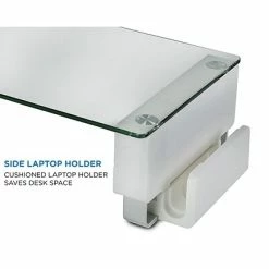 Best Pirce 😀 Monitor Mounts & Stands Mount-It! Tempered Glass Height Adjustable Monitor Riser With 3 USB Ports, Up To 32", (MI-7265) ⌛ -Desk Riser Store unnamed file 1220