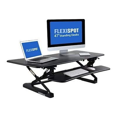 Buy ๐ Height-Adjustable Tables FlexiSpot 47" Sit-Stand Desk Converter, Black (M3B) ๐ 4 Buy ๐ Height-Adjustable Tables FlexiSpot 47" Sit-Stand Desk Converter, Black (M3B) ๐ - Image 2