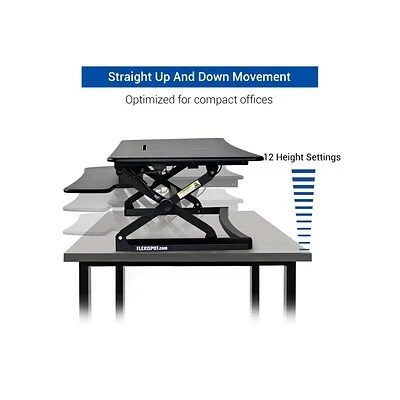 Buy ๐ Height-Adjustable Tables FlexiSpot 47" Sit-Stand Desk Converter, Black (M3B) ๐ 5 Buy ๐ Height-Adjustable Tables FlexiSpot 47" Sit-Stand Desk Converter, Black (M3B) ๐ - Image 3
