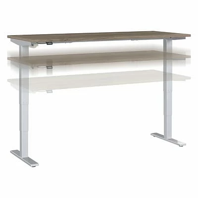 Cheapest 😍 Sit & Stand Desks Bush Business Furniture Move 40 Series 28"-48" Adjustable Standing Desk, Modern Hickory/Cool Gray Metallic (M4S7230MHSK) ❤️ 3 Cheapest 😍 Sit & Stand Desks Bush Business Furniture Move 40 Series 28"-48" Adjustable Standing Desk, Modern Hickory/Cool Gray Metallic (M4S7230MHSK) ❤️