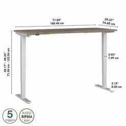 Cheapest 😍 Sit & Stand Desks Bush Business Furniture Move 40 Series 28"-48" Adjustable Standing Desk, Modern Hickory/Cool Gray Metallic (M4S7230MHSK) ❤️ 14 Cheapest 😍 Sit & Stand Desks Bush Business Furniture Move 40 Series 28"-48" Adjustable Standing Desk, Modern Hickory/Cool Gray Metallic (M4S7230MHSK) ❤️ -Desk Riser Store unnamed file 1298