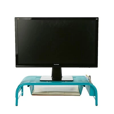 Flash Sale ๐ Monitor Mounts & Stands Mind Reader Metal Mesh Monitor Stand And Desk Organizer With Drawer, Desktop Monitor Stand Organizer, Turquoise (MESHMONSTA-TUR) ๐ 5 Flash Sale ๐ Monitor Mounts & Stands Mind Reader Metal Mesh Monitor Stand And Desk Organizer With Drawer, Desktop Monitor Stand Organizer, Turquoise (MESHMONSTA-TUR) ๐ - Image 3