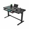 Discount 🎉 Sit & Stand Desks FlexiSpot 28"-48" Glass Adjustable Desk, Black (EG8B-1) 😀 -Desk Riser Store unnamed file 1349