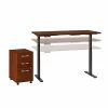 Promo ❤️ Sit & Stand Desks Bush Business Furniture Move 60 Series 27''-47'' Adjustable Standing Desk With Storage, Hansen Cherry (M6S006HC) ❤️ -Desk Riser Store unnamed file 1371