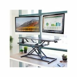 Brand new 🔔 Sit & Stand Desks Mount-It! 4"-20" Standing Desk Converter, Black (MI-8050) ⌛ -Desk Riser Store unnamed file 14