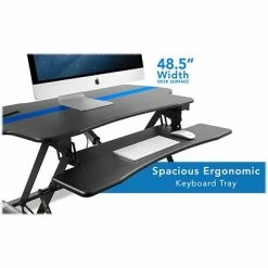 Hot Sale 😀 Sit & Stand Desks Mount-It! 6"-19" Adjustable Desk Converter, Black (MI-7962C) ❤️ -Desk Riser Store unnamed file 1411