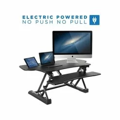 Hot Sale 😀 Sit & Stand Desks Mount-It! 6"-19" Adjustable Desk Converter, Black (MI-7962C) ❤️ -Desk Riser Store unnamed file 1413