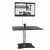 Outlet 🎉 Sit & Stand Desks Victor Technology 28" W High Rise™ Electric Single Monitor Standing Desk, Laminate Wood (DC400) 😍