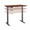 New 🤩 Sit & Stand Desks Bush Business Furniture Move 60 Series 27''-47'' Adjustable Standing Desk, Hansen Cherry (M6S4824HCBK) ❤️ -Desk Riser Store unnamed file 1421