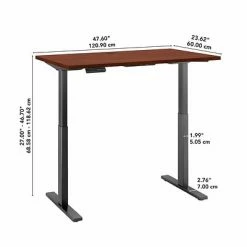 New 🤩 Sit & Stand Desks Bush Business Furniture Move 60 Series 27''-47'' Adjustable Standing Desk, Hansen Cherry (M6S4824HCBK) ❤️ 15 New 🤩 Sit & Stand Desks Bush Business Furniture Move 60 Series 27''-47'' Adjustable Standing Desk, Hansen Cherry (M6S4824HCBK) ❤️ -Desk Riser Store unnamed file 1425