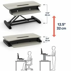 Best Pirce 💯 Sit & Stand Desks Ergotron WorkFit-Z Mini Sit-Stand 13"H Desktop Adjustable Riser Desk (33-458-917) 🎁 -Desk Riser Store unnamed file 143