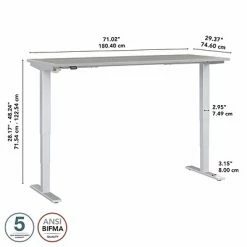 Best Sale ✨ Sit & Stand Desks Bush Business Furniture Move 40 Series 28"-48" Adjustable Standing Desk, Platinum Gray/Cool Gray Metallic (M4S7230PGSK) ✔️ 14 Best Sale ✨ Sit & Stand Desks Bush Business Furniture Move 40 Series 28"-48" Adjustable Standing Desk, Platinum Gray/Cool Gray Metallic (M4S7230PGSK) ✔️ -Desk Riser Store unnamed file 1442
