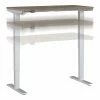Coupon 🔥 Sit & Stand Desks Bush Business Furniture Move 40 Series 28"-48" Adjustable Standing Desk, Modern Hickory/Cool Gray Metallic (M4S4824MHSK) ✨ -Desk Riser Store unnamed file 1449