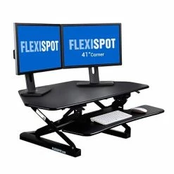 Deals ๐ Height-Adjustable Tables Flexispot M4B 41" Corner Adjustable Standing Desk, MFD Desktop And Metal Base โ๏ธ