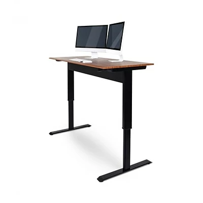 Buy ✨ Sit & Stand Desks Luxor Furniture 48" Pneumatic Adjustable Desk, Teak Top (SPN48F-BK/TK) 🧨 6 Buy ✨ Sit & Stand Desks Luxor Furniture 48" Pneumatic Adjustable Desk, Teak Top (SPN48F-BK/TK) 🧨 - Image 4