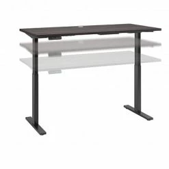 Discount ✔️ Sit & Stand Desks Bush Business Furniture Move 60 Series 27''-47'' Adjustable Standing Desk, Storm Gray (M6S6030SGBK) 🎉