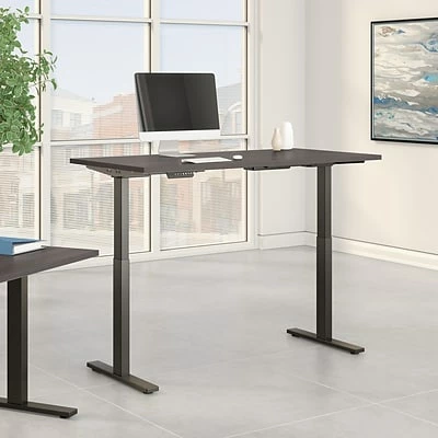 Discount โ๏ธ Sit & Stand Desks Bush Business Furniture Move 60 Series 27''-47'' Adjustable Standing Desk, Storm Gray (M6S6030SGBK) ๐ 4 Discount โ๏ธ Sit & Stand Desks Bush Business Furniture Move 60 Series 27''-47'' Adjustable Standing Desk, Storm Gray (M6S6030SGBK) ๐ - Image 2