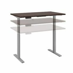 Wholesale 💯 Sit & Stand Desks Bush Business Furniture Move 60 Series 27''-47'' Adjustable Standing Desk, Mocha Cherry (M6S4830MRSK) 🌟