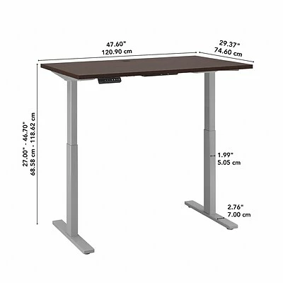 Wholesale ๐ฏ Sit & Stand Desks Bush Business Furniture Move 60 Series 27''-47'' Adjustable Standing Desk, Mocha Cherry (M6S4830MRSK) ๐ 7 Wholesale ๐ฏ Sit & Stand Desks Bush Business Furniture Move 60 Series 27''-47'' Adjustable Standing Desk, Mocha Cherry (M6S4830MRSK) ๐ - Image 5