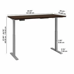 Brand new ❤️ Sit & Stand Desks Bush Business Furniture Move 60 Series 27''-47'' Adjustable Standing Desk, Mocha Cherry (M6S6030MRSK) ⌛ -Desk Riser Store unnamed file 1503