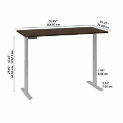 Wholesale 😀 Sit & Stand Desks Bush Business Furniture Move 60 Series 27"-48" Adjustable Standing Desk, Black Walnut/Cool Gray Metallic (M6S6030BWSK) 💯 -Desk Riser Store unnamed file 1520