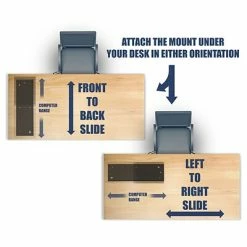 Top 10 ✨ Sit & Stand Desks Mount-It! Heavy Duty Under Desk CPU Mount (MI-7155) ⌛ -Desk Riser Store unnamed file 1529