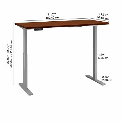New ๐ Sit & Stand Desks Bush Business Furniture Move 60 Series 27''-47'' Adjustable Standing Desk, Hansen Cherry (M6S7230HCSK) โจ 7 New ๐ Sit & Stand Desks Bush Business Furniture Move 60 Series 27''-47'' Adjustable Standing Desk, Hansen Cherry (M6S7230HCSK) โจ - Image 5