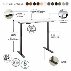 Wholesale 🤩 Sit & Stand Desks Bush Business Furniture Move 60 Series 27''-47'' Adjustable Standing Desk, White (M6S4824WHBK) ❤️ 13 Wholesale 🤩 Sit & Stand Desks Bush Business Furniture Move 60 Series 27''-47'' Adjustable Standing Desk, White (M6S4824WHBK) ❤️ -Desk Riser Store unnamed file 1588